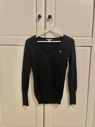 Maglioncino Polo Jeans Ralph Lauren nero in cotone
