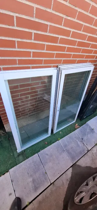 4 Ventanas de de aluminio Cristal climalit 