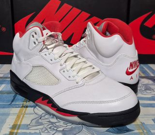 Nike Jordan 5 Fire Red Talla 45 US 11 NUEVAS V
