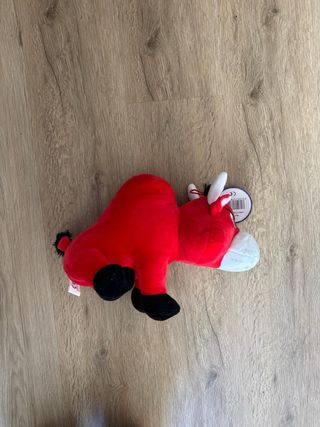 Peluche Toro Rojo