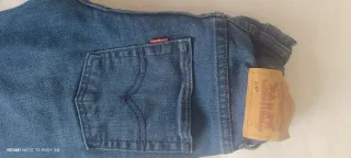 Pantalón Levis 519 Talla 10 años Vaquero Azul