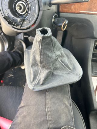 Pomo y funda de cambio manual madera