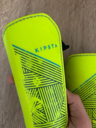 Espinilleras Kipsta Amarillas Talla M
