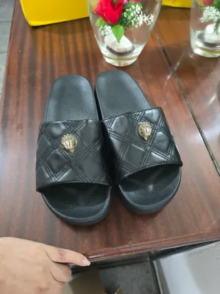 Sandalias Pantuflas Mujer Negras