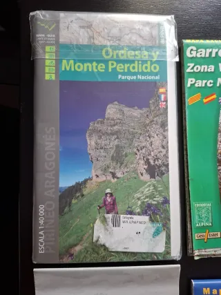 Mapa Pirineo Aragonés Ordesa Monte Perdido