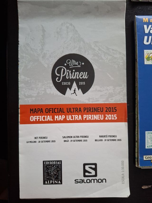 Mapa Pirineo Aragonés Ordesa Monte Perdido