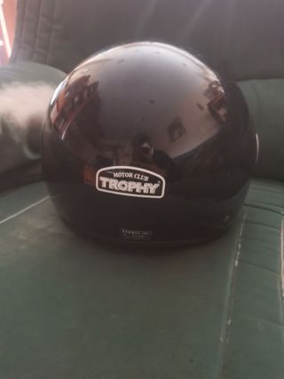 Casco Moto Trophy Motor Club Negro