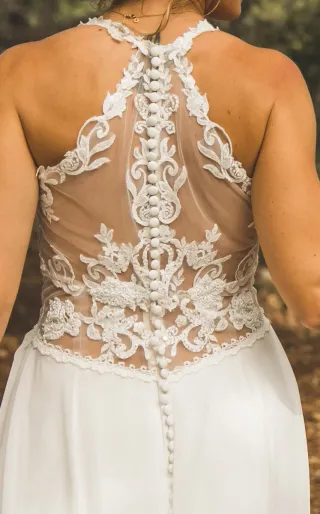 Vestido de Novia Encaje y Tul