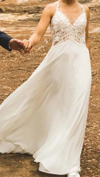 Vestido de Novia Encaje y Tul