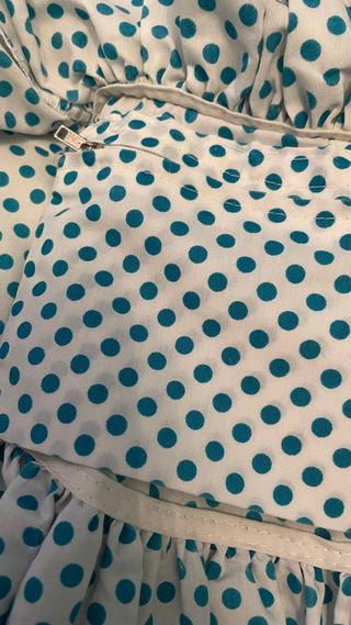 Vestido Sevillana Lunares Talla 6-8 Años