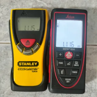 Medidores Láser Stanley y Leica