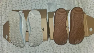 Zapatillas HobiBear Barefoot Azul y Blanco.