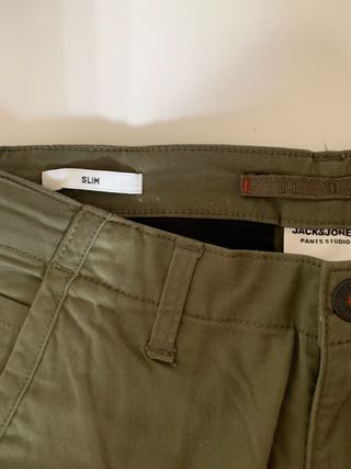 Pantalones cargo Jack & Jones verde