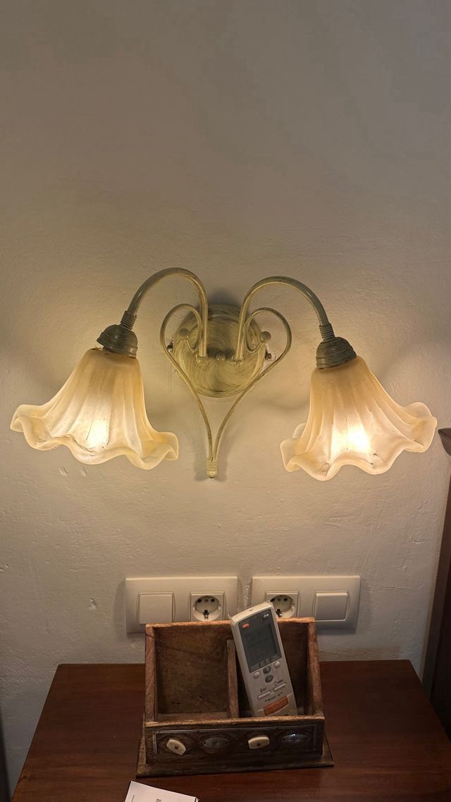 Aplique doble de pared