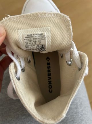 Converse niña plataforma arcoíris