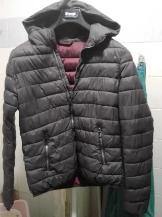 Giubbotto Blauer Unisex Nero e Rosso
