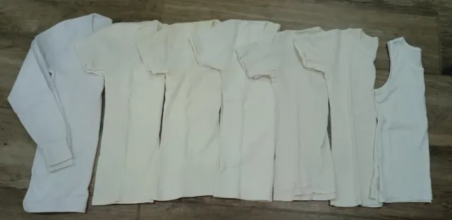 Lote 7 Camisetas Interiores Blancas