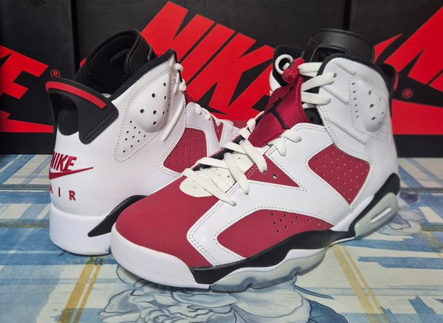 Nike Jordan 6 Carmine Talla 45 US11 NUEVAS VI