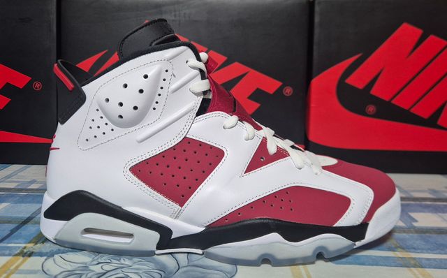 Nike Jordan 6 Carmine Talla 45 US11 NUEVAS VI