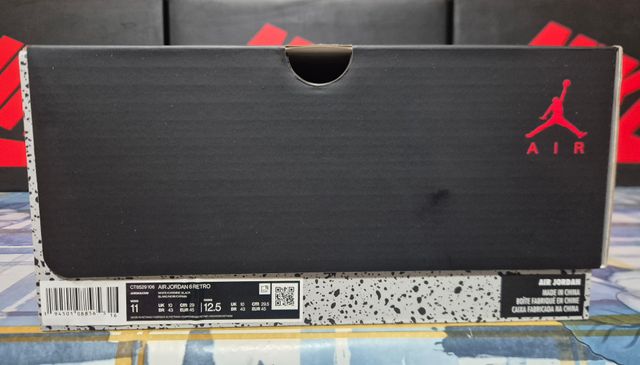 Nike Jordan 6 Carmine Talla 45 US11 NUEVAS VI