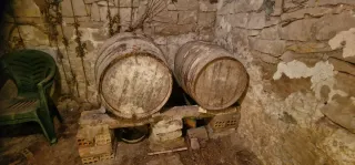 Barricas antiguas de vino