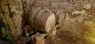 Barricas antiguas de vino