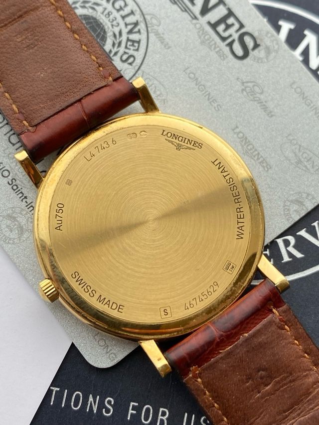 Reloj Longines de Oro 18k Quartz