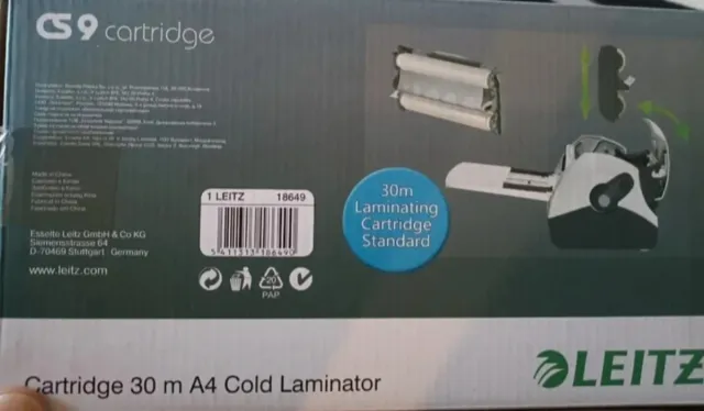 Laminatrice Leitz CS9 Cartridge 30m A4