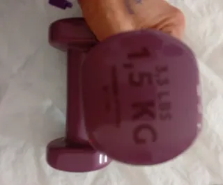 Mancuernas 1.5 kg (3.3 lbs) Morado