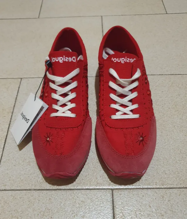 Scarpe Desigual Royal Exotic Rosso - 37