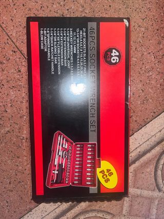 Juego de llaves de vaso 46 piezas