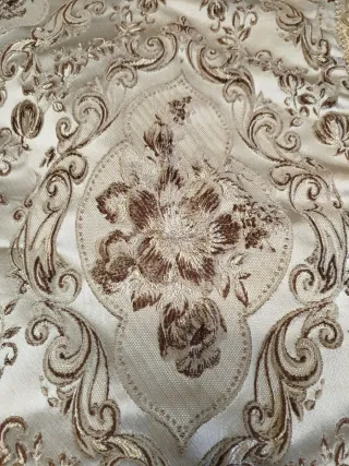 Juego 2 Fundas Cojín Artesanales Beige/Marrón
