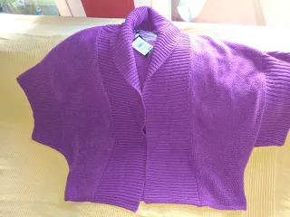 Chaqueta Morada Corta Talla Única