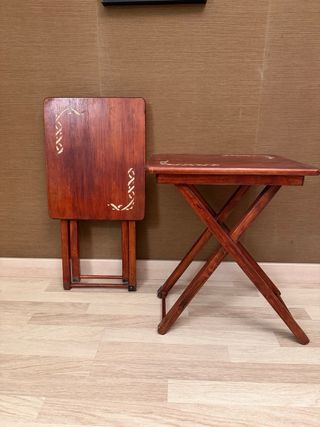 Set di 2 tavolini in legno