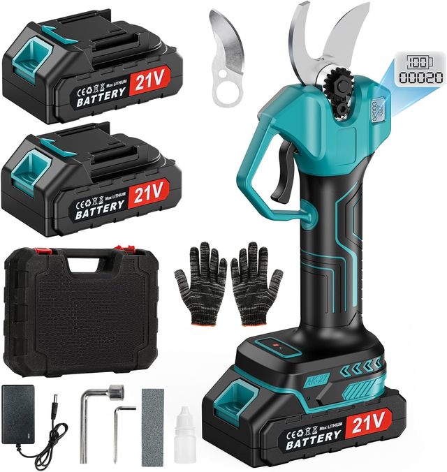 Tijeras Eléctricas Podar 2 Baterías 21V
