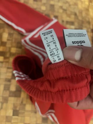 Pantalón chándal Adidas rojo