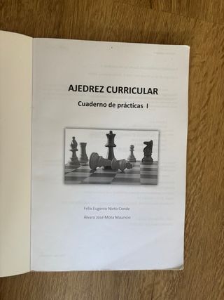 Ajedrez curricular Cuaderno de Prácticas I