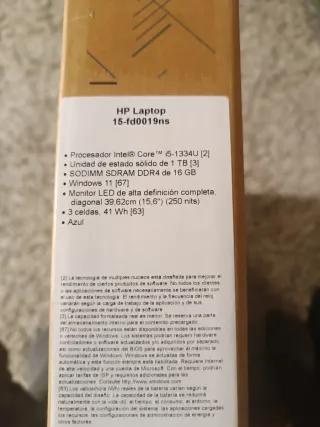 HP Laptop 15-fd0019ns Intel i5 16GB RAM 1TB SSD