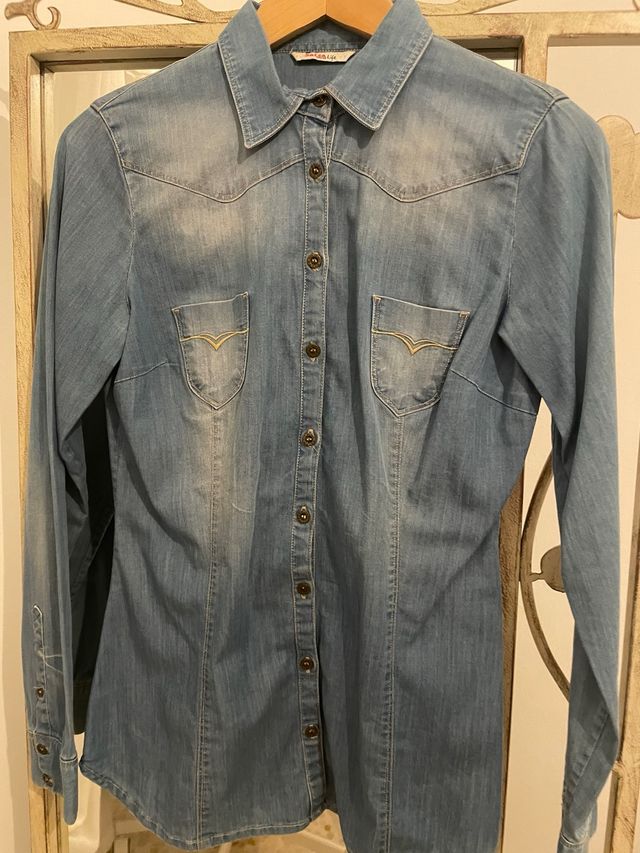 Camisa Vaquera Salsa Jeans Azul