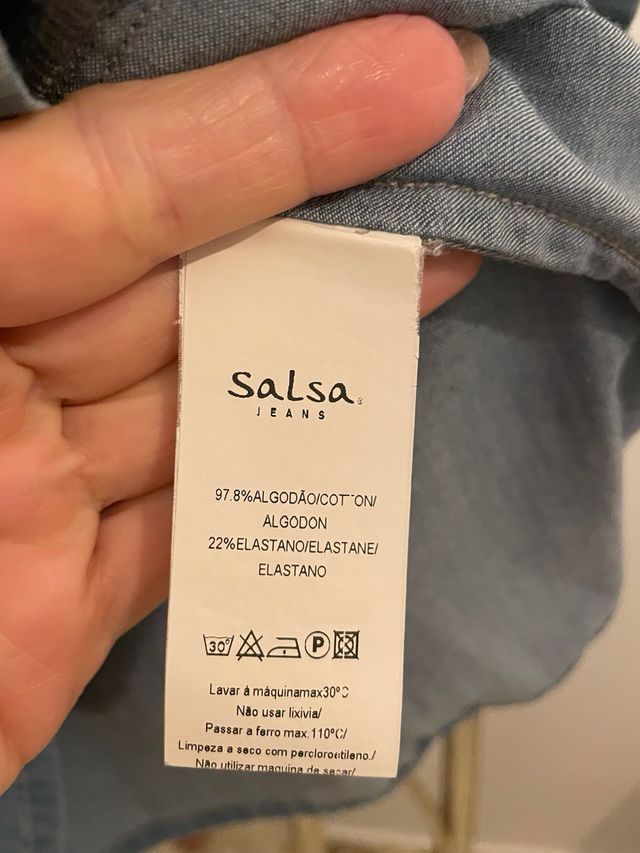 Camisa Vaquera Salsa Jeans Azul