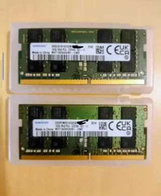 32GB Dual Channel Samsung (2x16GB) 3200 2Rx8 RAM