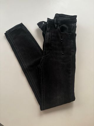 Jeans Super High Waist Negros