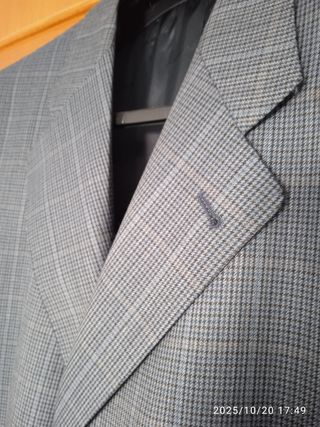 Americana Emidio Tucci Azul/Gris Talla 60