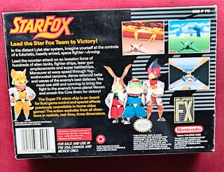 Star Fox SNES Completo Originale Nintendo