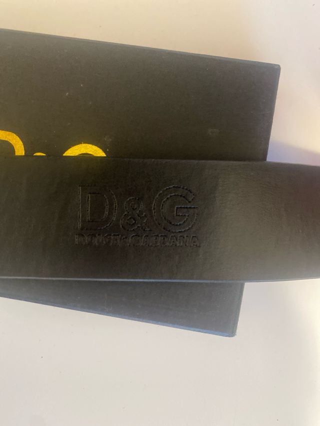 Cinturón Dolce & Gabbana D&G Vintage Negro