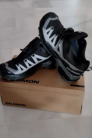 Zapatillas Salomon Mujer Talla 39.5 Negro/Gris
