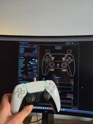 TMR DualSense PS5 Blanco Mando