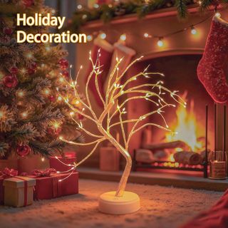 Árbol LED Decorativo Dorado