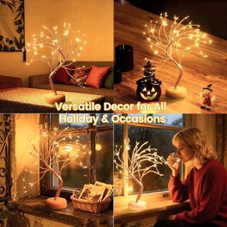 Árbol LED Decorativo Dorado