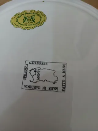 Svuotatasche ceramica con pesce